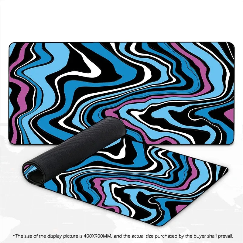 Gaming mouse pad speed/control waterproof stitched edge laptop mat