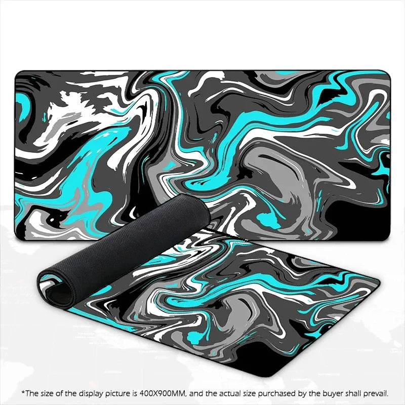 Gaming mouse pad speed/control waterproof stitched edge laptop mat