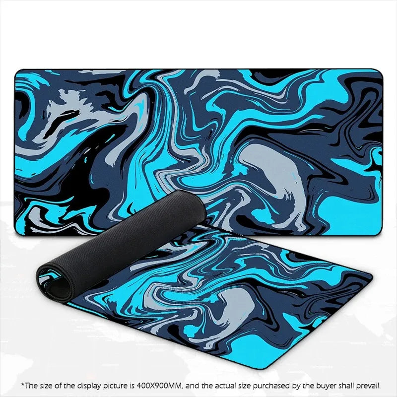 Gaming mouse pad speed/control waterproof stitched edge laptop mat