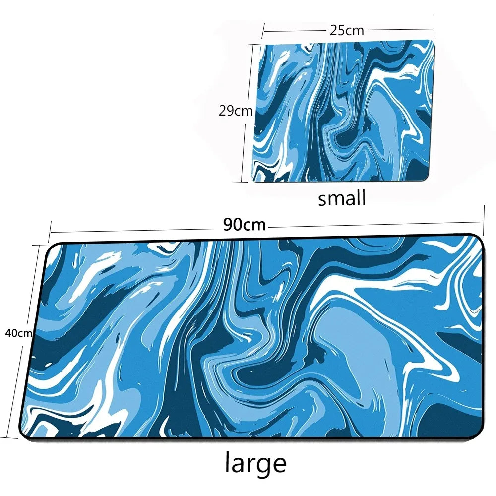 Gaming mouse pad speed/control waterproof stitched edge laptop mat