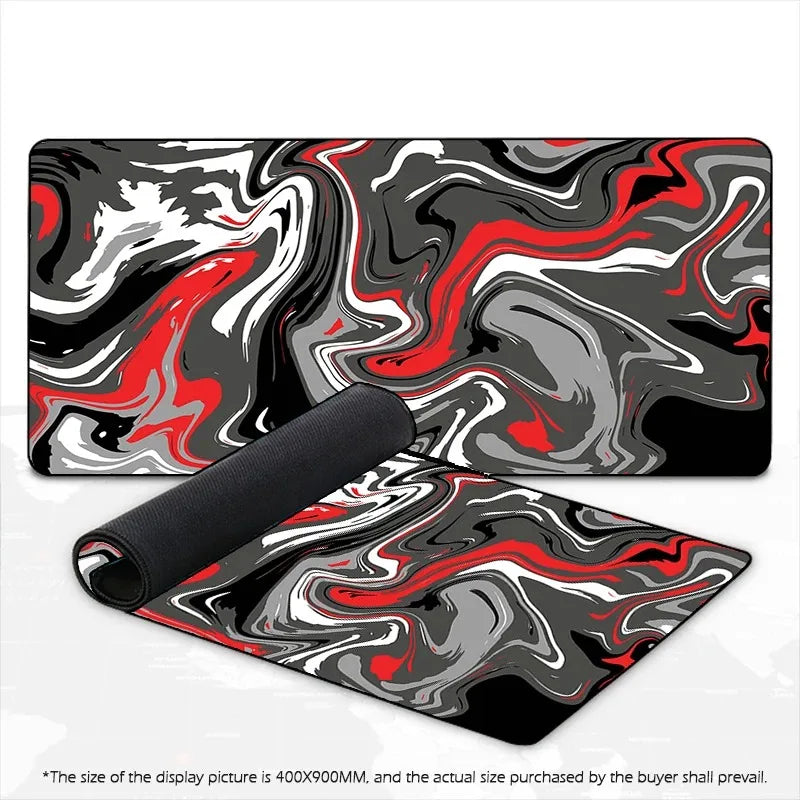 Gaming mouse pad speed/control waterproof stitched edge laptop mat