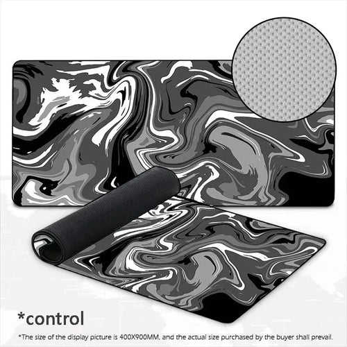 Gaming mouse pad speed/control waterproof stitched edge laptop mat