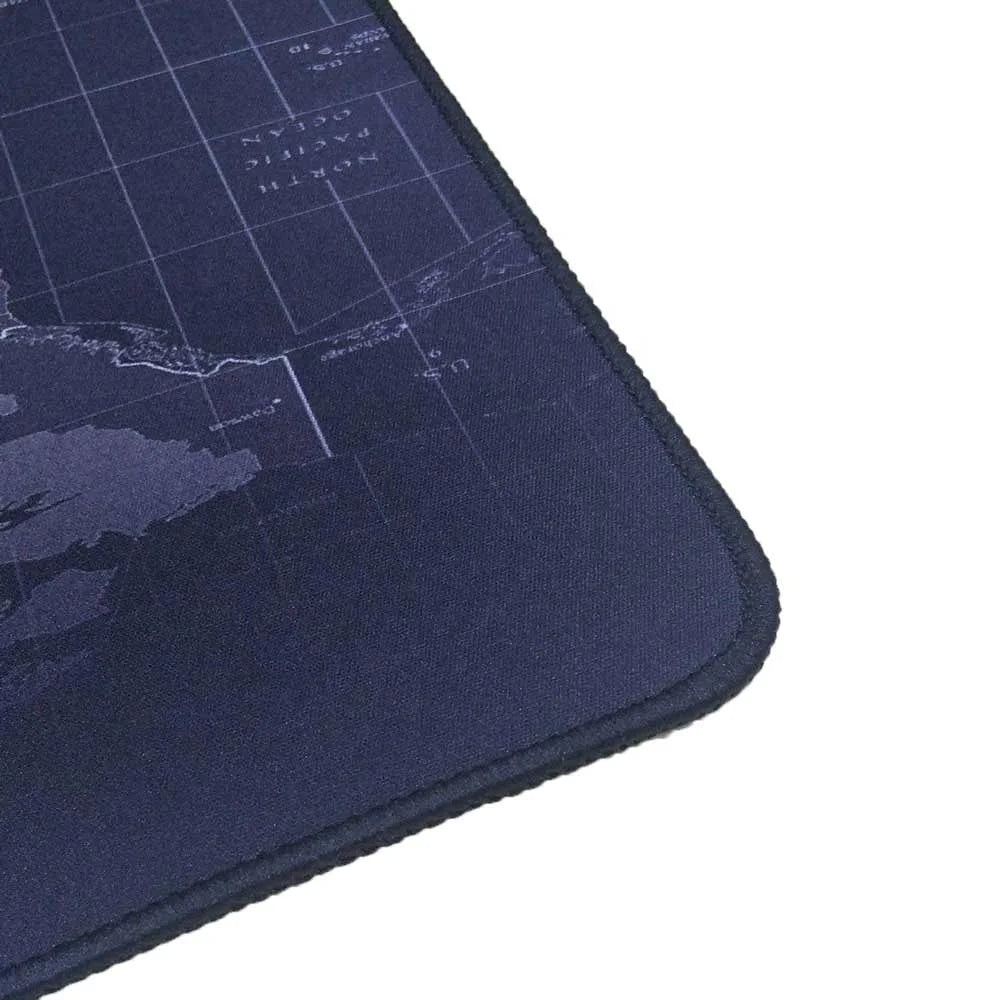 Large non-slip waterproof world map mouse pad desk mat