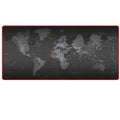 Large non-slip waterproof world map mouse pad desk mat