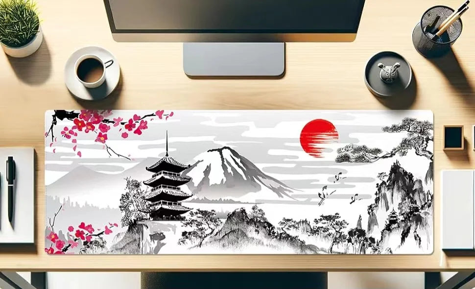 Sakura cherry blossom XXL gaming mouse pad keyboard desk mat