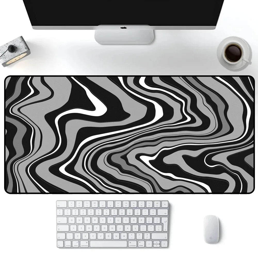 Gaming mouse pad speed/control waterproof stitched edge laptop mat