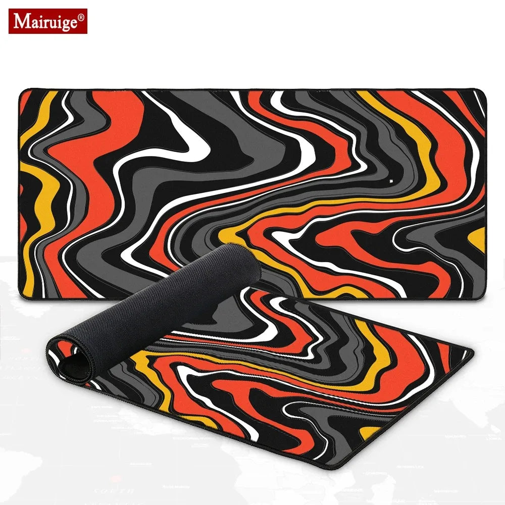 Gaming mouse pad speed/control waterproof stitched edge laptop mat