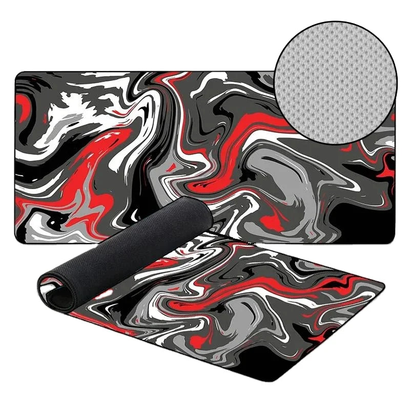 Gaming mouse pad speed/control waterproof stitched edge laptop mat