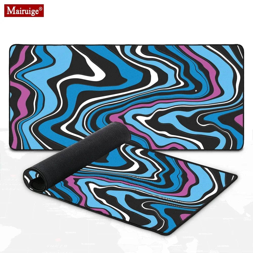 Gaming mouse pad speed/control waterproof stitched edge laptop mat